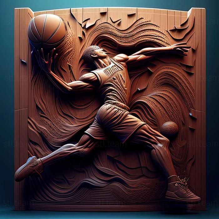 3D модель Игра Слэм Данк Баскетбол 2 (STL)